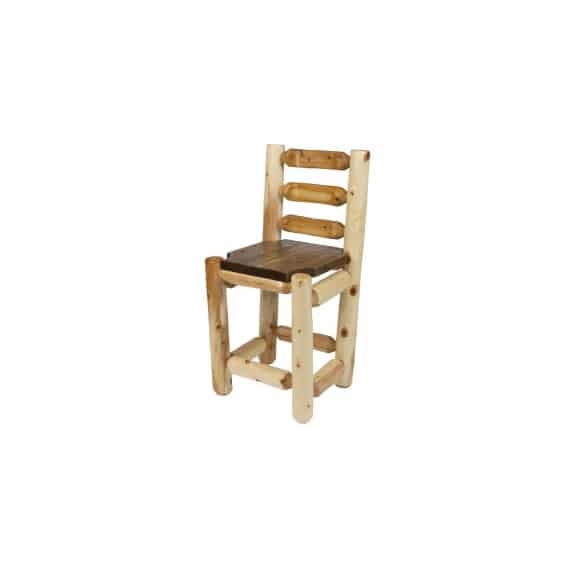 cedar bar chair with ladder back